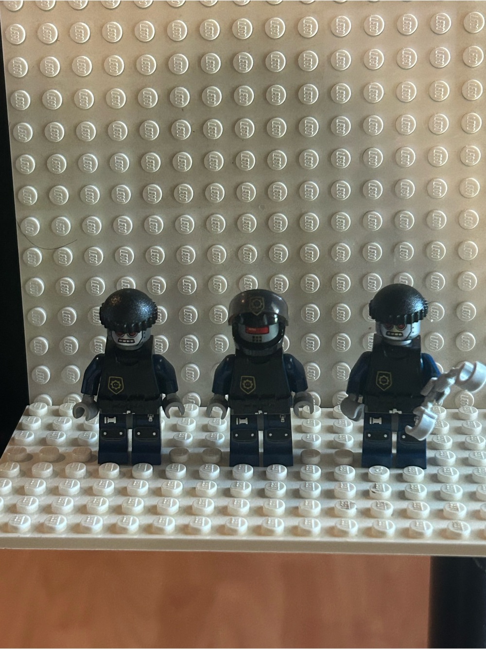 LEGO Lot of 3 LEGO Movie Minifigures:
Robo SWAT Super Secret Police